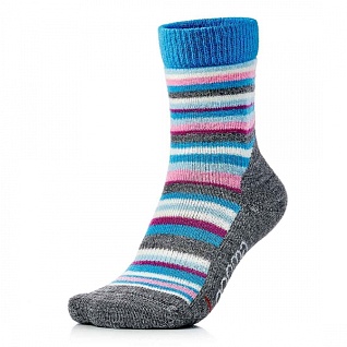 Термоноски детские Lopoma Wool Stripes+ голубые