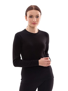 Термобелье женское футболка Laplandic Professional, черный